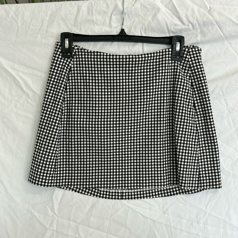 Urban outfitters Checkered mini skirt